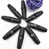Punto directo 3.5cm nylon negro un agujero hebilla oliva accesorios para equipaje ropa tienda de campaña hebilla de cuerda hebilla plana
