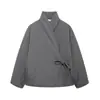 VIU explosões AliExpress moda feminina estilo europeu e americano casual solto lapela dupla casaco kimono 0518047