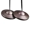 Sinos de Bronze Artesanais Nepaleses Premium, Instrumento de Despertar para Terapia Sonora de Meditação Yoga, Sino Ritualístico, Prato