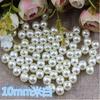 Perlas de imitación de ABS de doble agujero hechas a mano, de 3 a 20 mm, redondas, accesorios de joyería para mujer