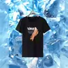 Camiseta Casual Masculina de Moda Respirável Transfronteiriça Manga Curta Americana Versátil Tendência Legal Plus Size Malha de Seda Gelada para o Verão