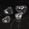 Lugar de Origen Fuente Caja de Dulces Transparente con Forma de Corazón Estilo Coreano Plástico Forma de Corazón Caja Creativa de Dulces Caja de Polvera Caja de Almacenamiento Caja de Embalaje