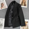 Blazer de Botón Único de Pierna Recta para Mujer, Nuevo Estilo Primavera y Otoño 2026, Color Caqui, Top Adelgazante y Versátil para Figuras Pequeñas, Moderno