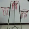 Carrito de Pelotas de Acero Inoxidable Marco de Pelotas Carrito de Almacenamiento de Pelotas Carrito de Empuje para Pelotas Marco de Baloncesto Estante para Pelotas Carrito de Pelotas Metabo