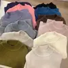 Suéter para Niños Otoño e Invierno Color Sólido Cuello Alto Medio Camisa de Espalda Abierta para Niños y Niñas Suéter para Bebé Suave Cera Engrosado Cálido Interior