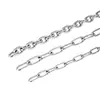 Venta al por mayor del fabricante Cadena de acero inoxidable 304 Anillo largo Anillo corto Cadena de elevación para barandilla Cadena decorativa para secar ropa Columpio para perro Etiqueta Cadena