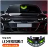 Ojo de Diablo LED para Coche Parpadeante Luz Dinámica para Ojos Camión Coche Ventana Trasera Luz de Advertencia Solar Luz Decorativa