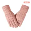 Nuevos Guantes Táctiles para Mujer, Tejido Grueso, Cálidos y Resistentes al Frío, Hilo de Felpa Sencillo, Pueden Proteger Pantallas Táctiles