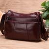 Bolso de Mujer de Cuero Genuino Transfronterizo Bolso Bandolera de Cuero Vacuno Bolso Bandolera para Mujer Bolso de Hombro Bolso de Mujer Bolso para Mujer de Mediana Edad Bolso de Hombro para Madre