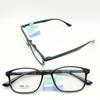 Venta al por mayor de gafas de montura Tr90 ultraligeras negro puro para adolescentes y hombres con montura de gafas para miopía con montura de cambio para miopía