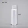 Em Estoque Garrafas Plásticas Transparentes Flip-Top 30 50 100ml Flexíveis para Cosméticos Loção Tampa Borboleta Garrafas Dosadoras