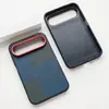 Adecuado para funda de teléfono Huawei Pura X View, funda protectora puraxview con patrón de Kevlar de lujo ligero y costuras de cuero liso