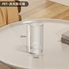 Vaso de plástico grande tubo reto transparente atacado sala de estar chão rico bambu flores hidropônicas ornamentos de flores ins estilo