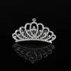 Pente para Cabelo Coroa de Princesa Versão Coreana Transfronteiriça para Crianças Pequenas Penteadeira Boutique Acessórios de Cabelo para Noiva Moda Coroa de Daminha Grampo de Cabelo Adorno de Cabeça
