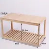 Soporte de Madera Maciza para Acuario Soporte para Flores Integrado de Pie para Sala de Estar Combinación Alto-Bajo Base para Acuario Estante de Almacenamiento Multicapa de Alta Resistencia