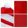 Decoraciones Navideñas Transfronterizas, Decoraciones para Sillas de Coche, Decoraciones de Bolas de Pelo Rojas, Fundas para Asientos, Arreglos de Ambiente