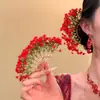 ¡Hola Tao Liu Yifei Mismo Estilo Gypsophila Pasador de Pelo Flor de Pasador de Pelo Novia Vestido de Boda Flor de Cabeza Pasador de Pelo Pasador de Pelo