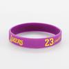 Pulsera luminosa de caucho de silicona para baloncesto NBA de talla grande, engrosada, cóncava, de colores, James Curry Harden Durant