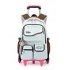 Mochila con Ruedas para Escuela Primaria Natural Fish, Gran Capacidad, para Niños y Niñas de Tercero a Sexto Grado, Suministrada Directamente por el Fabricante