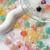 [Estrellas de Pintura al Óleo] Cuentas de Estrella Acrílicas de 12 mm, Joyería Hecha a Mano para Bricolaje, Materiales para Collares y Pulseras