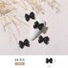 Joyería para Uñas de Moño Japonés Explosiones de Celebridad de Internet Viento ins Hada Resina Estereoscópica Mariposa Uña Diamante Joyería Pequeña