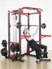 Rack de Agachamento Box, Rack Gantry, Rack de Supino, Cama de Levantamento de Peso, Rack de Agachamento, Rack de Barra Fixa, Puxada Alta Remada Treinamento de Core
