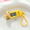 Serie de Personas Estrella Lindas de Dibujos Animados Reloj Electrónico Mini Portátil Reloj para Estudiante Colgante Llavero de Color Caramelo