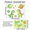 Nuevo Mg-Ym011 Dibujo Animado Mundo Dinosaurio Planeta Luminoso Inodoro Baño Inodoro Adhesivo Decorativo Autoadhesivo para Pared