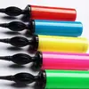 Bomba de Aire de 29 cm para Decoraciones de Bodas y Cumpleaños, Inflador de Empuje Manual, Boquilla Angulada, Inflador de Globos de Color Mixto