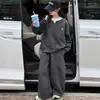 Conjunto de Primavera e Outono para Meninas 2026 Novo Estilo Moda Moletom Infantil Roupas de Outono para Crianças Maiores Esportivo Casual Conjunto de Duas Peças Super Bonito