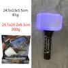 Máscara de Héroe de Voz Brillante para Niños, Halloween, Palo de Luz, Capa, Puesto de Armas, Accesorios, Venta al por Mayor