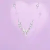 Colar Tiqia Design Original Concha Borboleta para Mulheres Prata de Lei S925 Corrente de Clavícula Elegante de Luxo Leve Francês High-end