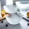 Tigela de Vidro tigela transparente grande para uso doméstico louça nórdica tigela de sopa tigela de arroz tigela para salada de frutas tigela de sobremesa entrega em peça única