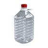 Ponto de fábrica 2L-5L garrafa de vinho de plástico grau alimentício jarra de óleo PET transparente selado jarra de óleo comestível balde de molho de soja