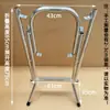 Estrutura de Perna de Mesa Dobrável Simples Suporte de Ferro para Mesa Acessórios de Perna de Mesa Perna de Mesa para Sala de Jantar Doméstica Estrutura de Mesa Quadrada em Forma de X