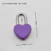 Suministro de Fábrica Candado de Papelería Mini Candado en Forma de Corazón Candado Cuadrado de Plástico Cuaderno Candado Pequeño Diario Candado Pequeño