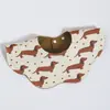 Distribuidor de Baberos Impermeables de Doble Cara de Algodón Puro Tamaño Bebé para Lactantes y Niños Pequeños, Baberos con Forma de Pétalo para Niñas y Niños