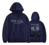 Sudadera con capucha europea y americana Transfronteriza AliExpress Sudadera con estampado de cantante europea y americana Mirada para hombre Holgada Holgada Moderna Algodón