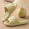 Pantuflas de Baño de Verano para Hombre para Interiores con Sensación de Caca, Antideslizantes, Antiolor, Suela Suave, Rayadas, Sandalias de Eva para Pareja