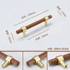 Manijas de Madera de Nogal, Gabinetes de Cajones de Madera Maciza, Puertas de Gabinete de Madera, Manijas de Armario de Madera Natural, Gabinetes de Madera, Minimalista Estilo Japonés
