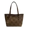 Bolsa de Hombro Retro Floral 2026 para Mujer, Gran Capacidad, para el Trabajo, Bolso de Mano, Bolso Versátil de Moda, Estampado Retro