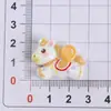 Año Nuevo Lindo Año del Caballo del Zodiaco Accesorios de Resina Auspiciosos DIY Tablero de Coche Llavero Decoraciones para Vehículos Eléctricos