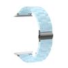 Para Apple Watch 5678910 Geração Pulseira de Plástico PC Três Contas iWatch Cor Doce Transparente Cor Sólida