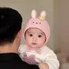 Gorro de Bebé Otoño Invierno Cálido Cortavientos Protección para Orejas Gorro de Lana para Niños Niñas Estilo Lindo Gorro para Recién Nacido