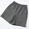Pantalones cortos deportivos para niños, pantalones largos azul oscuro hasta la rodilla para niño para uso al aire libre, pantalones grises de uniforme escolar para estudiantes de primaria, pantalones deportivos de algodón puro