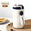 Caneca de Café Inteligente com Display de Temperatura para Mulheres, Caneca Térmica de Aparência Sofisticada, Caneca de Café Portátil de Aço Inoxidável 316 para Beber Diretamente