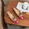 Bailarinas Planas Estilo Hada Chuyuji con Lazo para Mujer, Nuevos Zapatos Mary Jane Cuadrados a la Moda 2026 con Remaches
