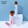 Pincel Retrátil para Blush em Pó Pincel de Maquiagem Pincel Único Ferramenta de Maquiagem Cabo de Tubo de Metal B0458
