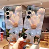 Funda protectora creativa A07 funda para teléfono S26PLUS A07 gota de lluvia margarita A54 adecuada para A16 Samsung S25ULTRA