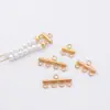 Colgante de Conexión Porosa de Acero Inoxidable, Varilla de Cierre Rápido, Conexión de Anillo de Soldadura, Collar, Hebilla de Pulsera, Accesorios para Joyería Hecha a Mano DIY